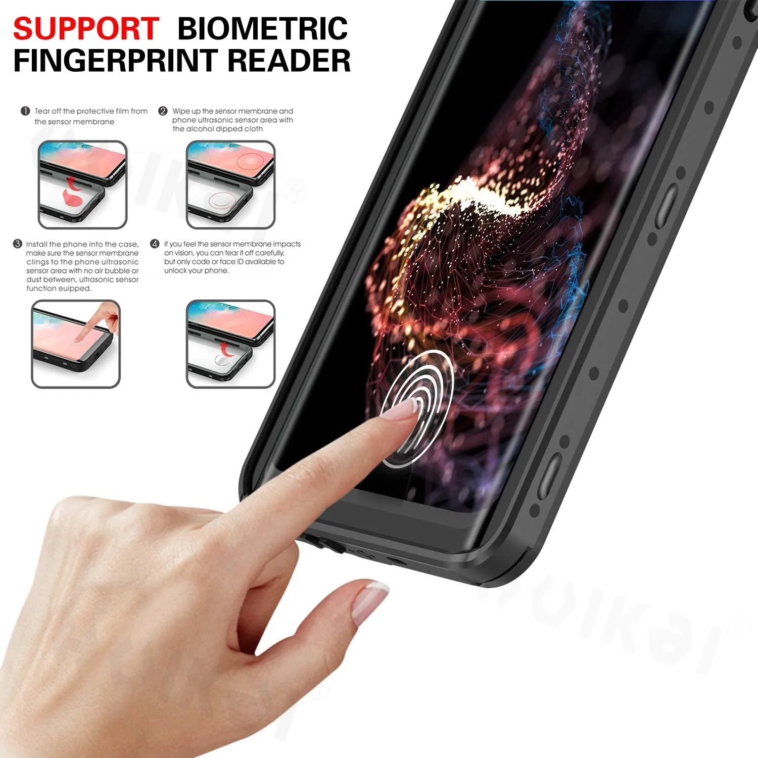 Waterproof Case For Samsung Galaxy S10 Plus S10 5G A54 A15 A34 S24 Ultra S23 FE S22 Full Body Heavy Duty Clear Rugged IP68 Cove