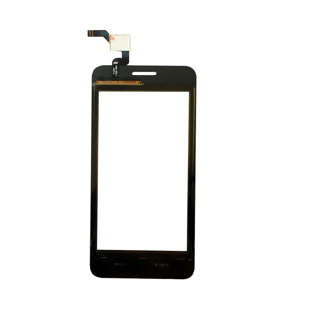 4.0 "Dello Schermo di tocco di Vetro Sensore Per Fly Stratus 6 FS407 Mobile Dello Schermo di Tocco Digitizer Vetro Anteriore di trasporto di Strumenti di 3M colla Salviette