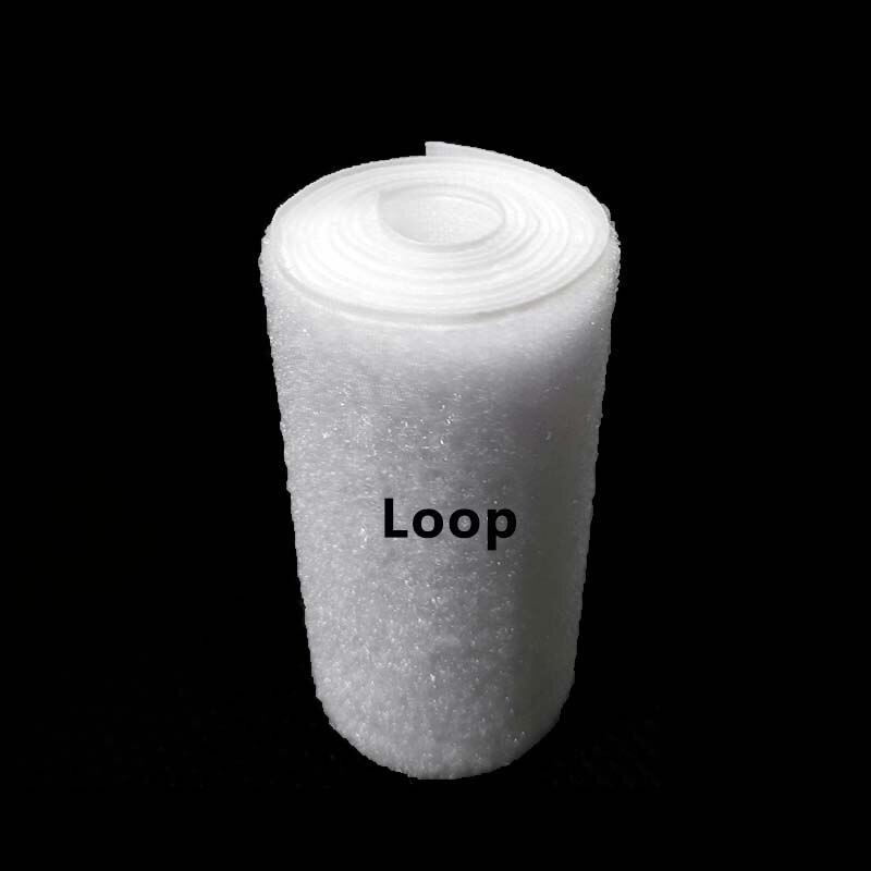 10cm bredd kardborreband ingen självhäftande krok ögla fäste tejp sömnad magisk tejp klistermärke kardborreband couture kläder tillbehör: Bara loopwhite