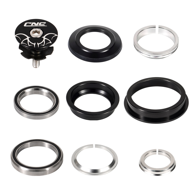 Cnc cykeltilbehør forseglet leje cykelheadset 41.8mm 52mm semi-skjult indbygget cykelheadset integreret 42mm cykeldele