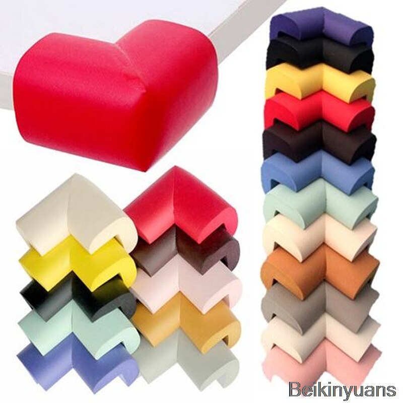 Safety Anti-collision Corner Protector 8pcs L-shaped Widened Baby Cabinet Lock Cabinet Doors Child Plastic Right Angle