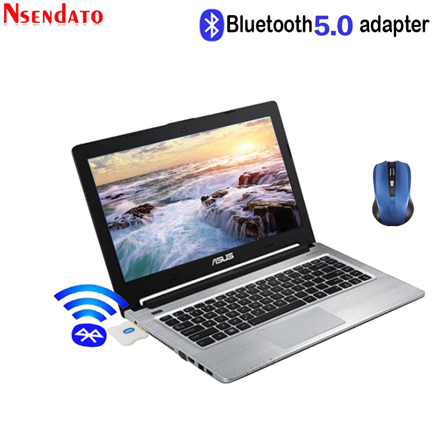 Mini USB Bluetooth V5.0 Receiver Adapter USB Wireless Bluetooth 5.0 Music Sound Receiver Dongle for Computer PC Wireless Mouse