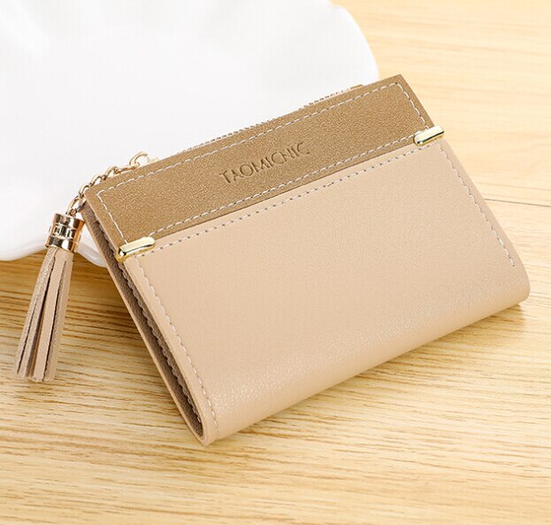 Nowy kobiety skórzana wzór portmonetka Passcard kieszeni portfel kieszenie uwaga przedziału Passcard posiadacz karty kopertówka: 01