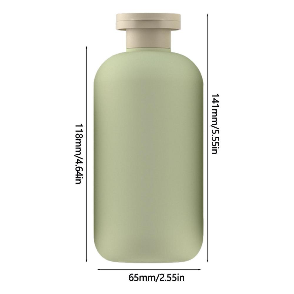 Green Refillable Bottle Filp Lid Empty Plastic Hand Sanitizer Shampoo Lotion Bottles Cosmetic Cream jar Travel tool 200~500ML: Blue