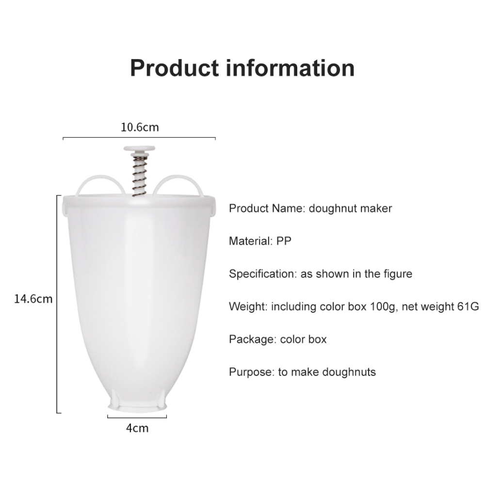 Donut Maker Dispenser Donut Making Artifact Dessert Mold DIY Confectionery Pastry Cookies Diy Baking Kitchen Gadgets