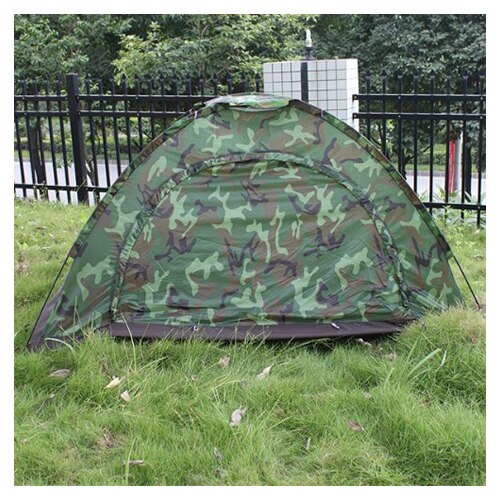 Multiplayer opvouwbare tent, waterdicht, vier seizoenen, glasvezel, voor kamperen in de buitenlucht, camouflage, wandelen