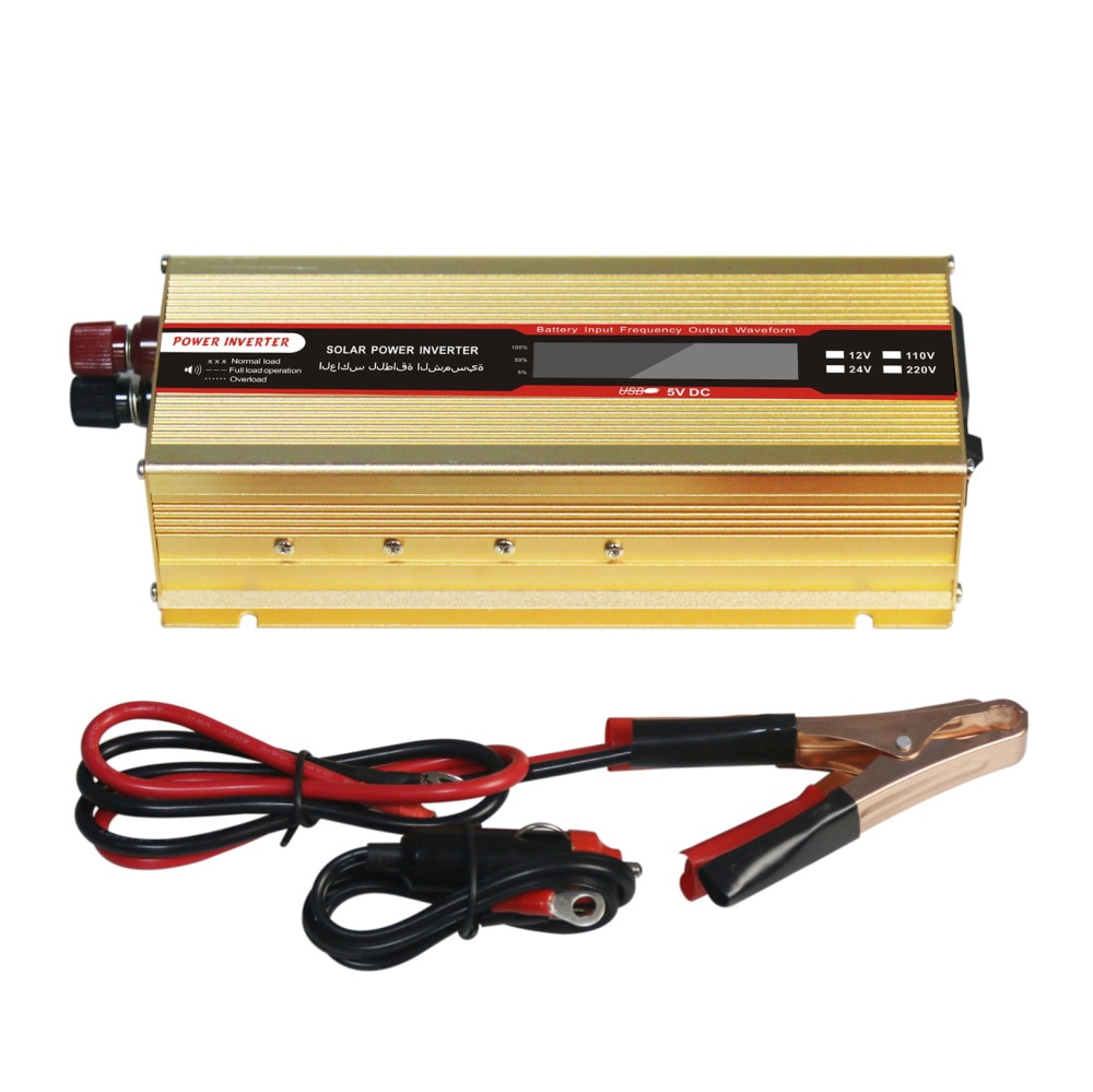 2000w watt  dc 12v naar  ac 100v-120v/220v-240v draagbare auto-omvormer lader converter adapter gemodificeerde sinusgolf