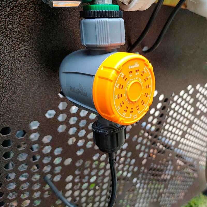 Trädgårdsbevattning timer automatisk elektronisk vattentimer hem trädgård en nyckel set bevattningssystem timer controller