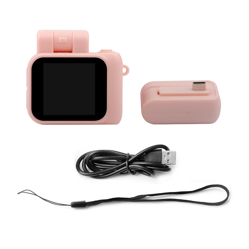 Y4000 Kids Monoreflexes Style Mini Camera With Flash Lamp And Battery Dock Portable Video Recorder 1080P With LCD Screen Y3000