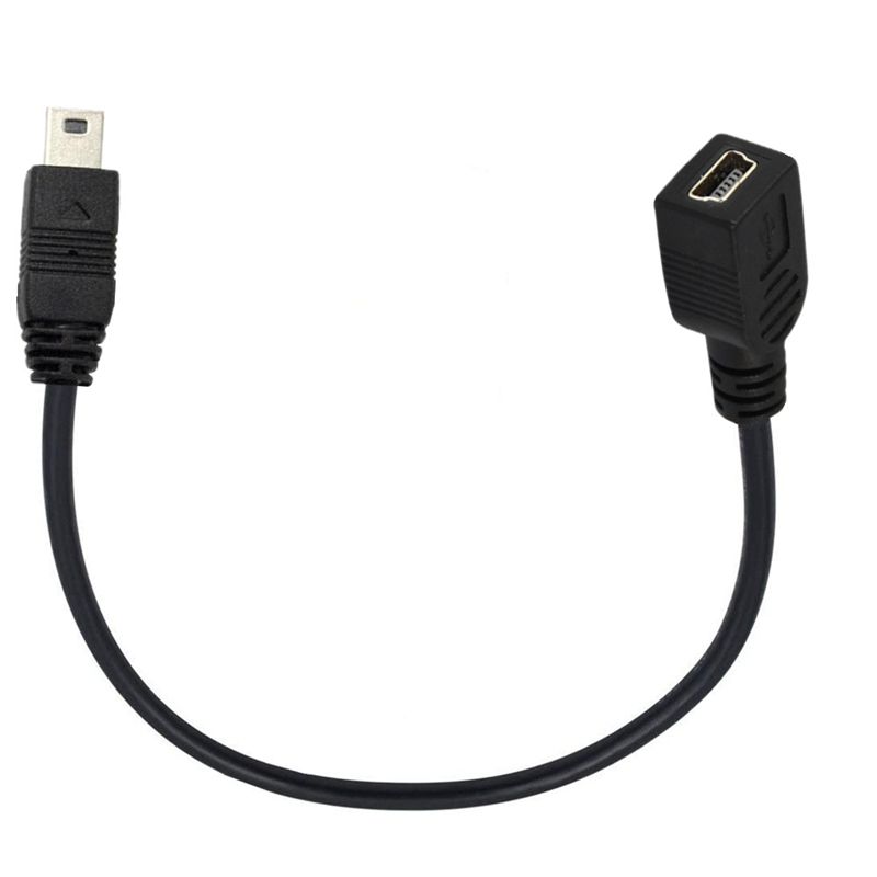 USB 2.0 Mini USB Extension Cord Male To Female t-port, Mini 5pin Public Transfer Master Data Charging Cable