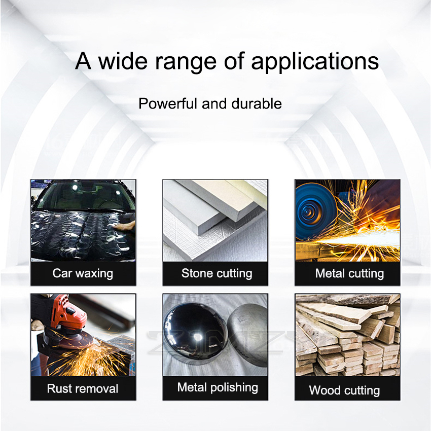 Pneumatic Angle Grinder 4 Inch Multi-function Small Angle Grinder Portable Household Angle Grinding Machine 11000RPM 6-8kg/CM