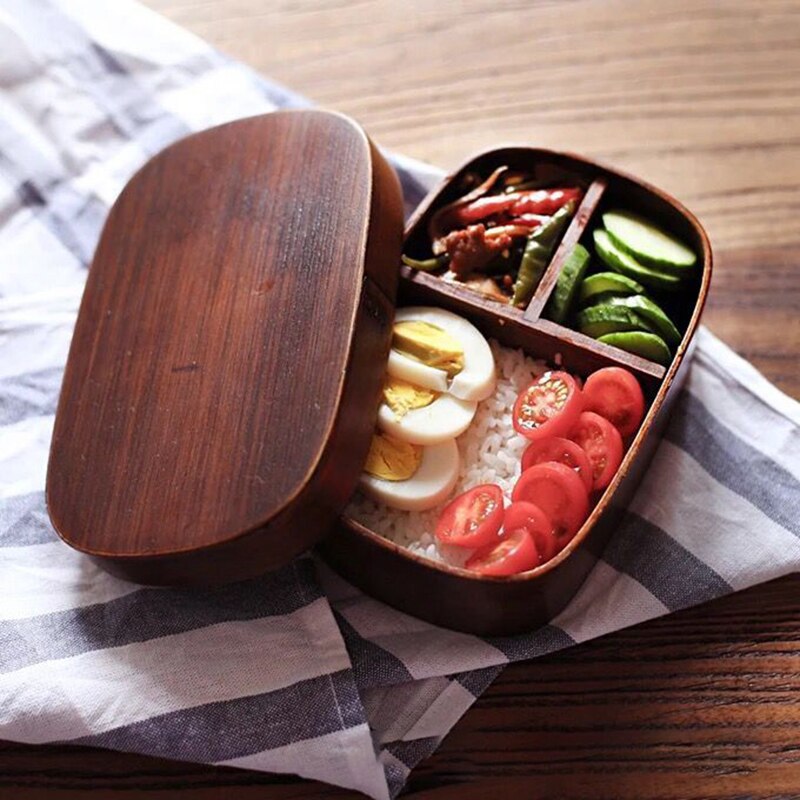 Traditional Japanese Style Meal Prep Containers Bento Box Bentobox Eco-Friendly Leakproof Lunch Box Containers With Compartments