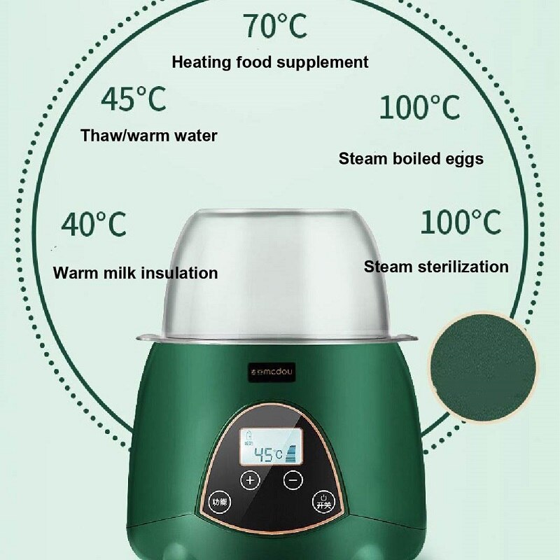 2 In1 Melk Warmer Heater Universele Dubbele Fles Sterilisator Voor Moedermelk Voeden Babyvoeding Intelligente Thermostatische Systeem