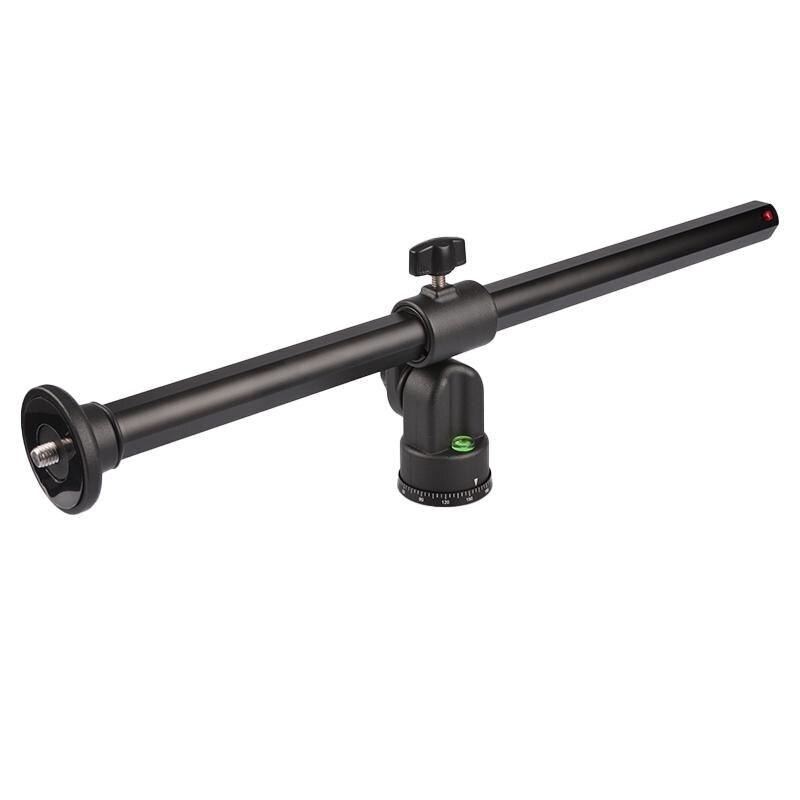 Camera Tripod Boom Arm External Multi-Angle Center Column Extension Arm Locking Mount System Horizontally Vertically Rotatable: Default Title