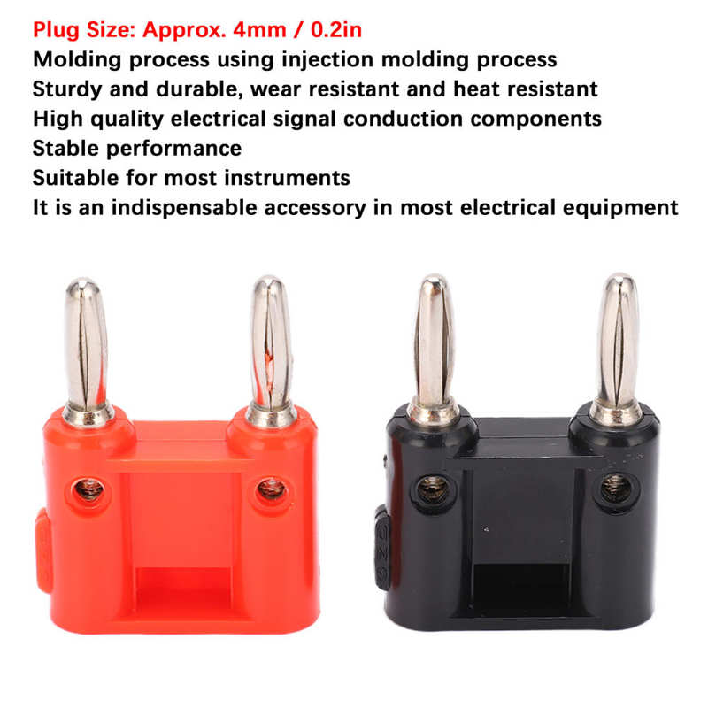 Banaanstekker Banaan Connector 5Set Duurzaam Multifunctionele Voor Coaxiale Kabel Voor Antenne
