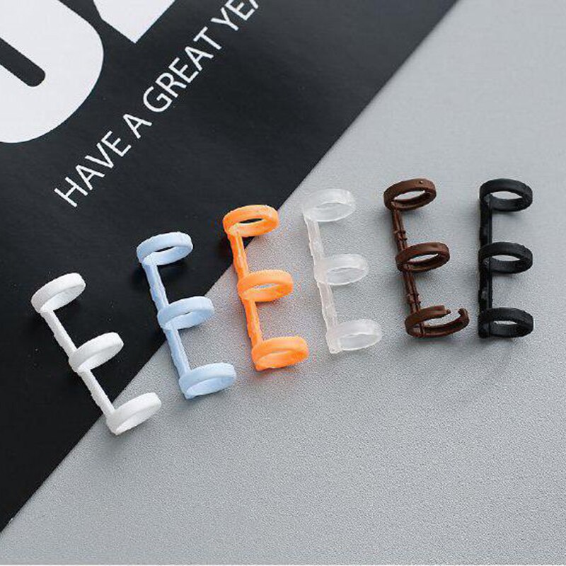 Metal Book Binders Loose Leaf 3 Ring Calendar Circle Binder For Scrapbooking Album Hinged Rings School Binding Paper Clip