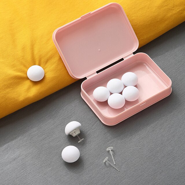 Clips de fixation pour housse de couette, literie, Clips de fixation, support de fixation: White