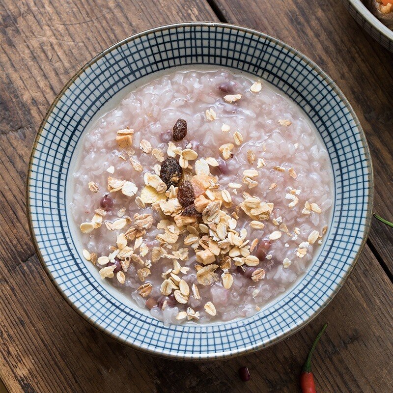 Ceramic Japanese and Korean 7-inch 8.5-inch bowl hand-painted Douli bowl soybean milk tableware trumpet bowl