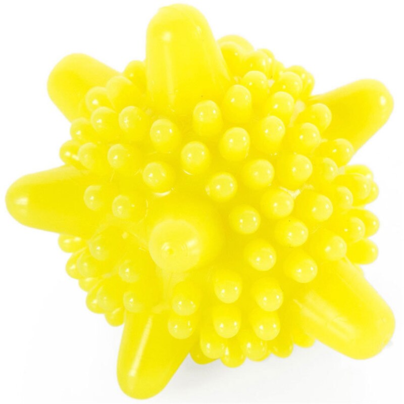 5 st stora återanvändbara tvättbollar anti-vindande solid gummi tvättboll stark sanering rengöringskläder