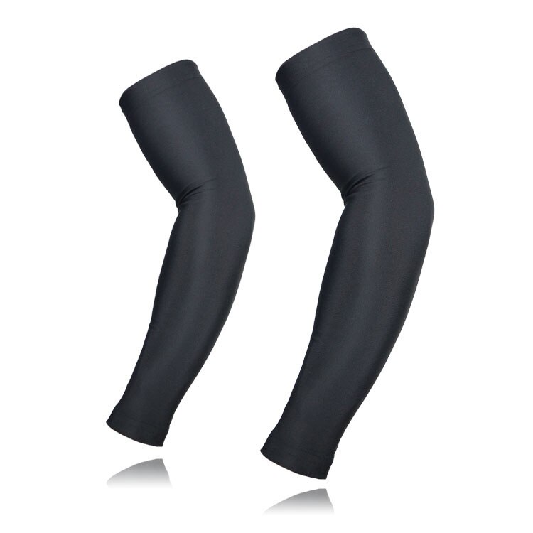 1 pc Lengthen Arm Sleeves Basketball Compression Cycling Arm Bracer Warmers Breathable Armguards Men Sports Safety