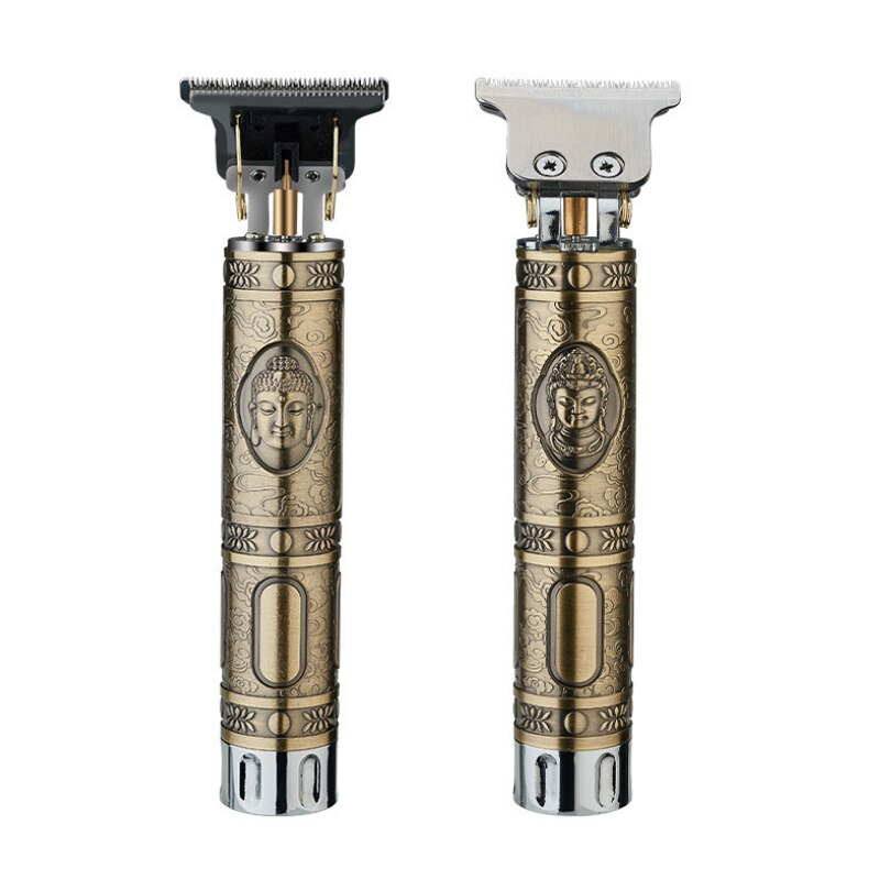 Heren tondeuse snoerloos trimmer met nul opening tondeuse haartrimmer kapsel haarmachine kapperszaak kapper: Default Title