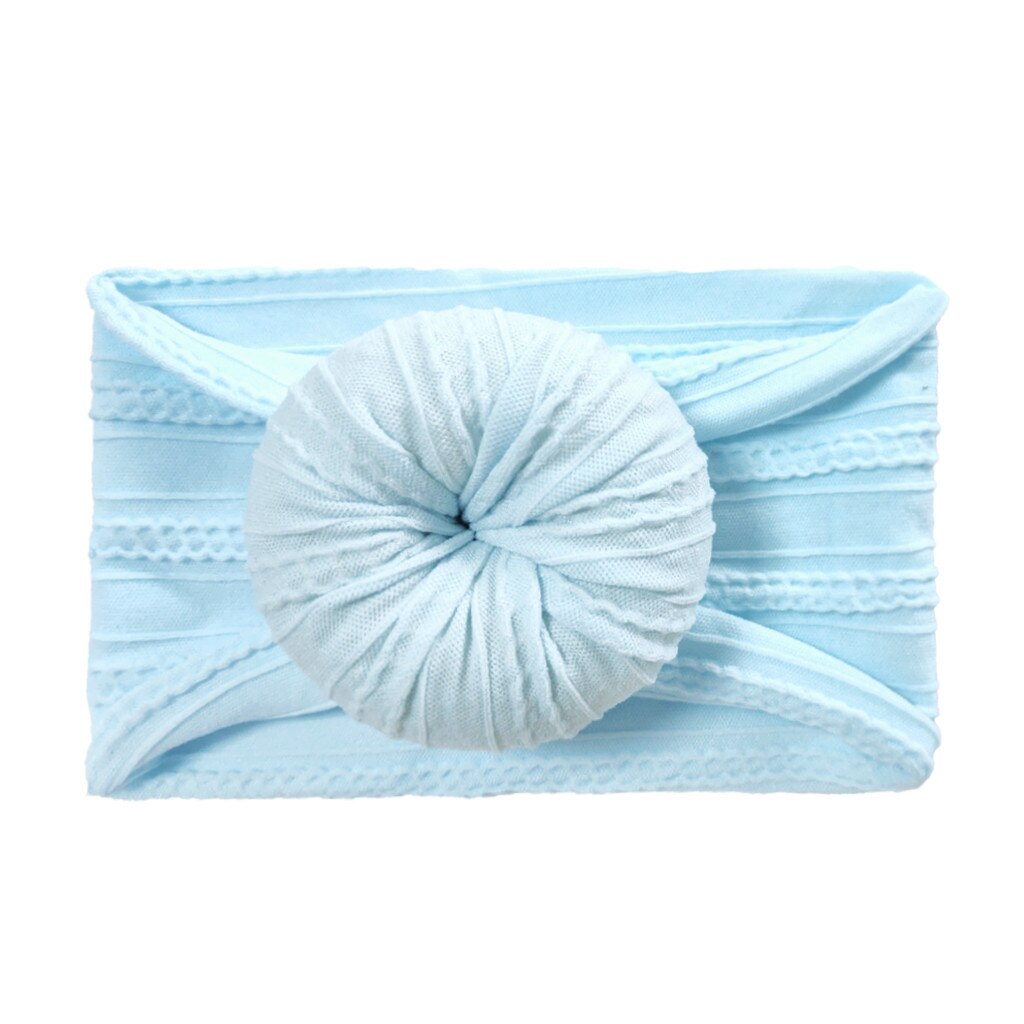 Baby Turban Hat with Bow Children Hats Cotton Blend Newborn Beanie Top Knot Caps Kids Photo Props Baby Shower accessories: I
