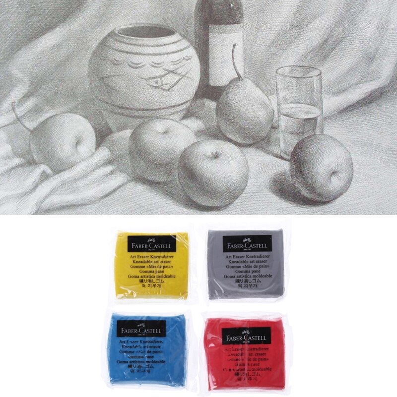 Goma amasada para dibujo artístico, borrador de lápiz Pastel, papelería de oficina de plástico, envíos aleatorios