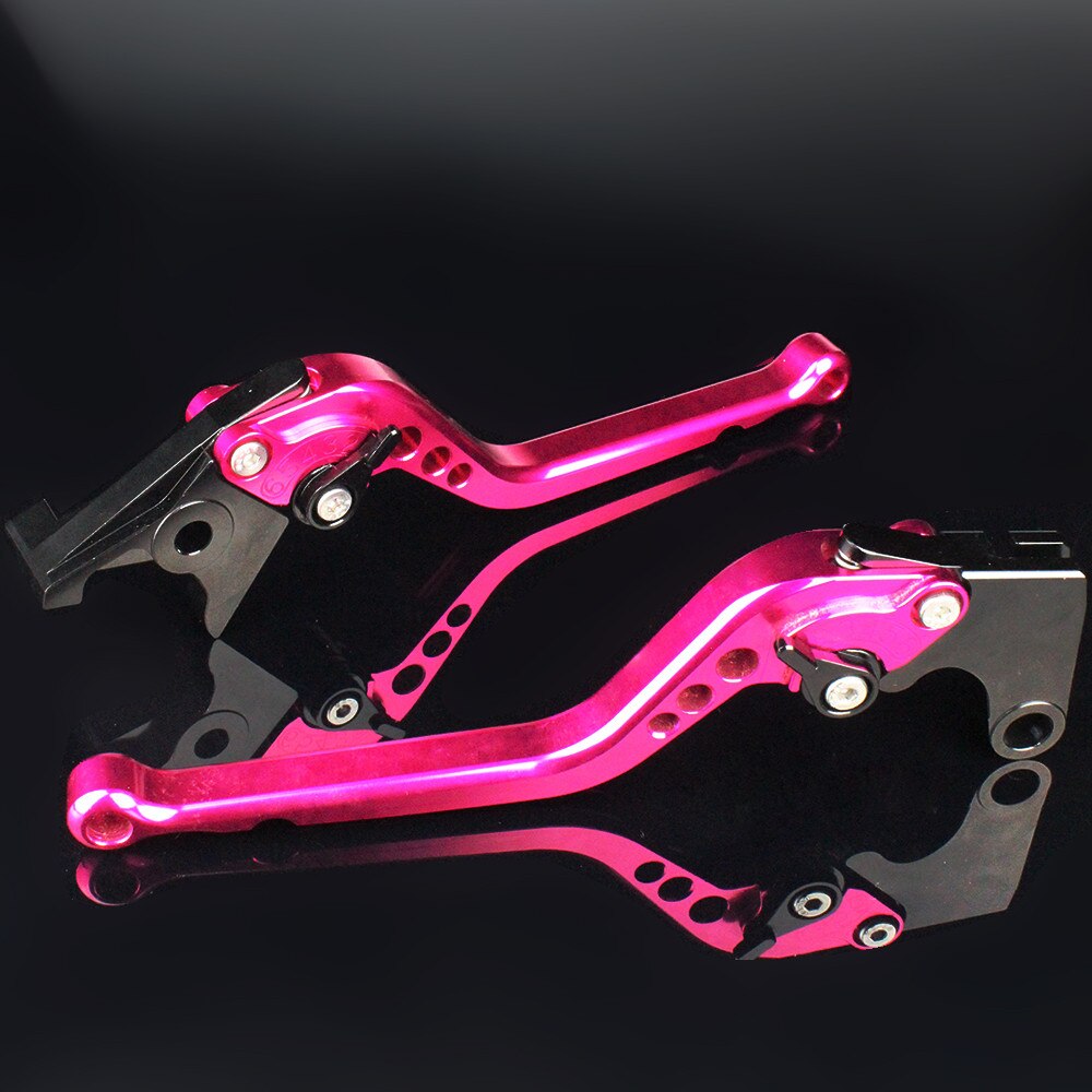 For FB Mondial Pagani 300 125 HPS 125 300 HPS125 HPS300 Motorcycle Accessories CNC Aluminum Adjustable Brake Clutch Levers: 177mm Pink