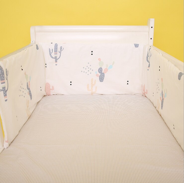 Crown Patroon 180*30 cm Crib Bumpers U/L Vorm Baby Bedding Set Cot Rond Protector Pasgeborenen Bed hoofd Beschermen Kussen Een Stuk: 8