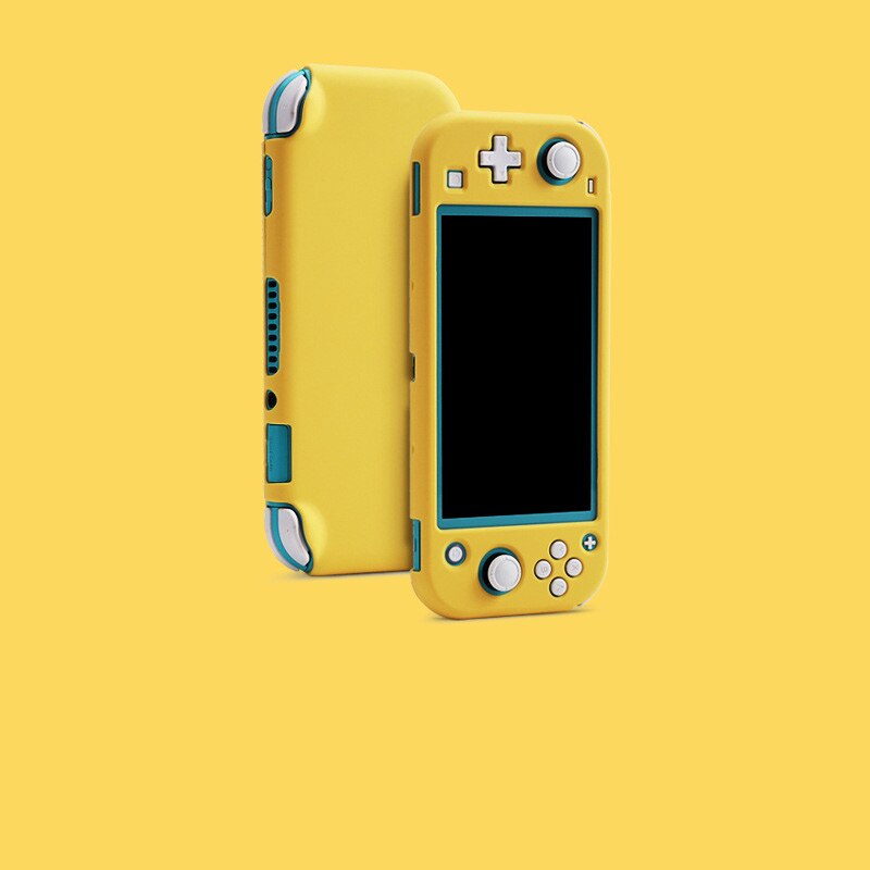 Gradient Color Protective Shell For Nintendo Switch Lite PC Hard Cover Shell NS Lite Game Console Case Switch Lite Accessories: Yellow