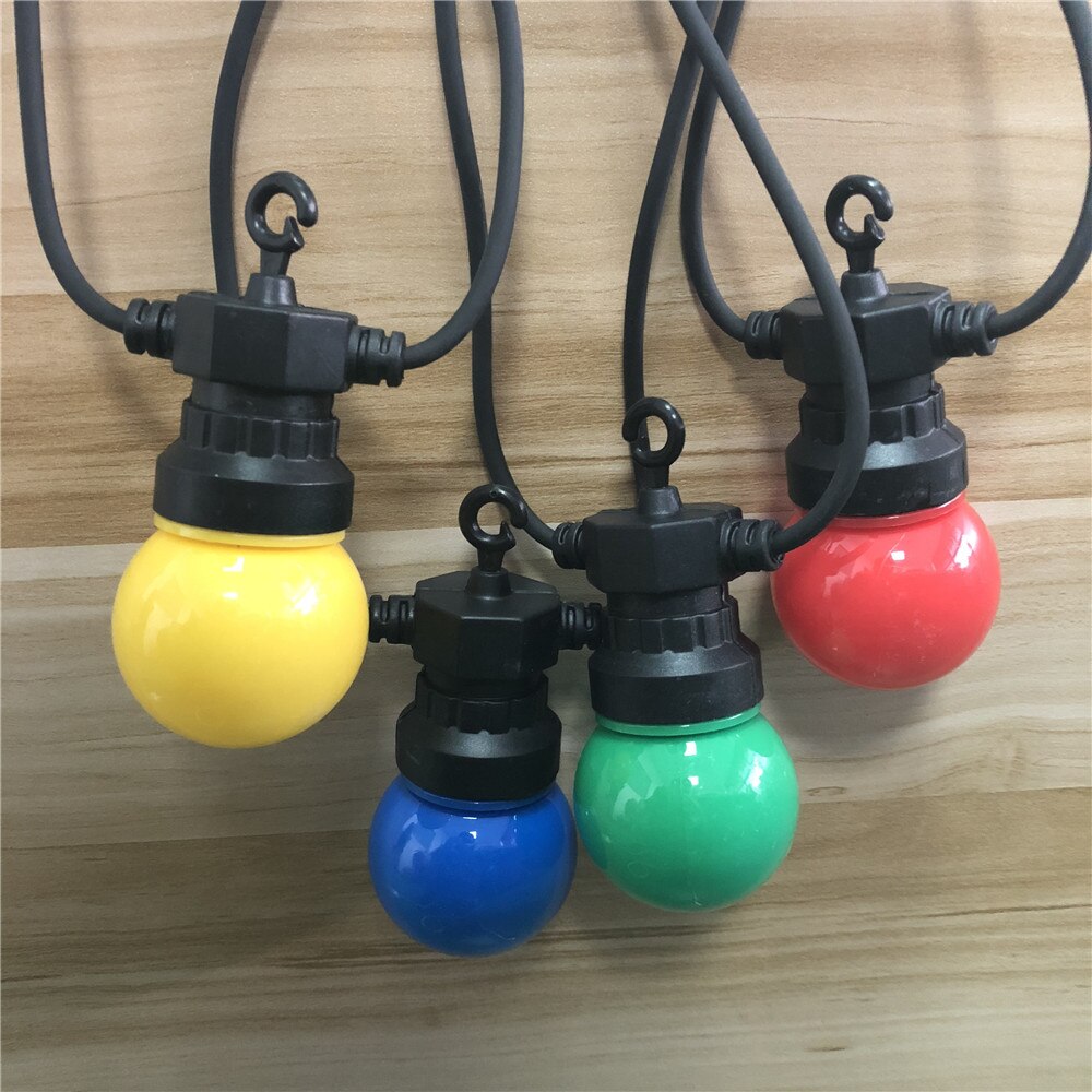 Guirlande Lumineuse Extérieure 20 M IP44 - 2 En 1 Blanc Chaud & Multicolore - 11 Modes, Télécommande, Minuterie - Pour Jardin, Balcon, Noël