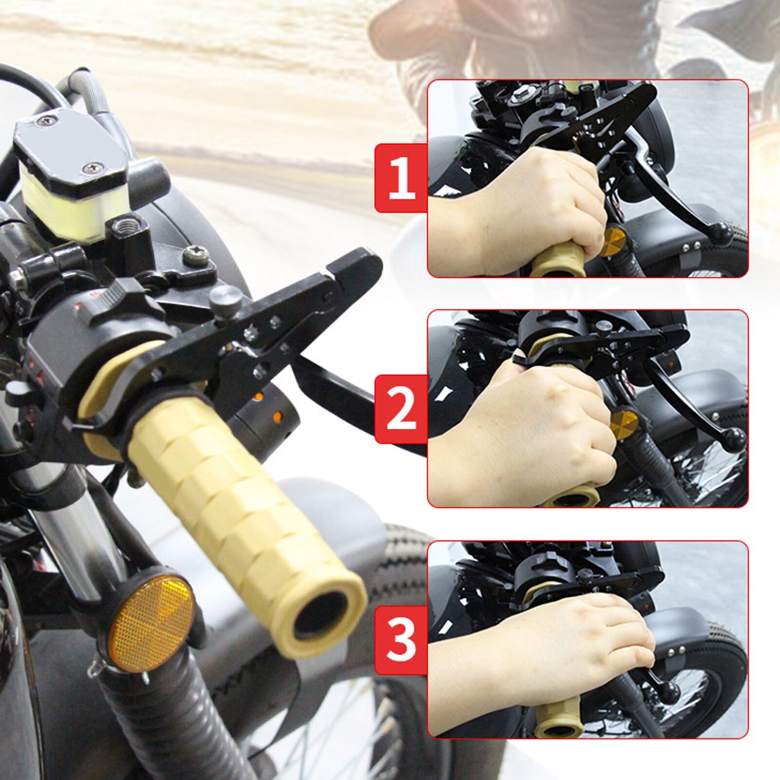 Motorfiets Cruise Control Klem Universele Motorfiets Therottle Lock Cruise Controller Motor Accessoire