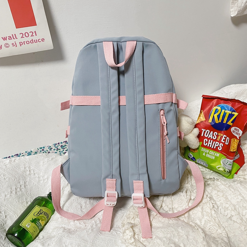 Joypessie Mode Kawaii Schooltas Voor Tiener Waterdichte Nylon Meisjes Bagpack Vrouwen Laptop Rugzak Reistas Zwart Boekentas