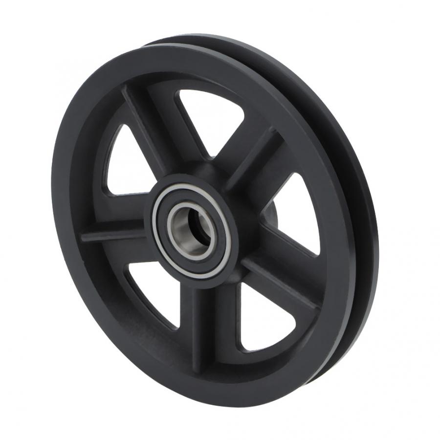 Polia da porta deslizante do agregado familiar deslizante porta do celeiro ferragem rolo kit cabide