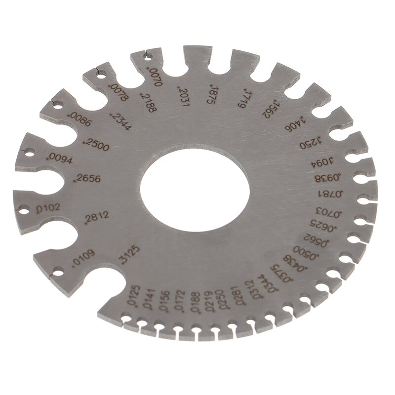 1 Pcs Good Wire Gauge Metal Round Wire Diameter Measuring Instrument