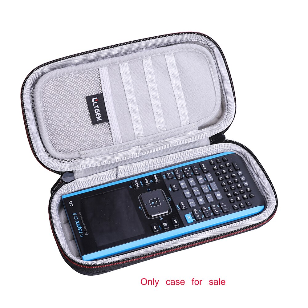 Ltgem Waterdichte Eva Hard Case Voor Texas Instruments Ti-Nspire Cx Ii Cas Kleur Grafische Rekenmachine: Default Title