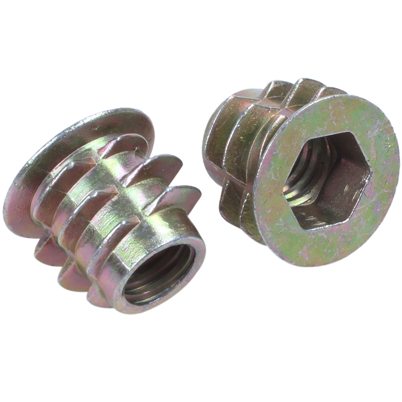 30 Pcs M6x10mm Hex Socket Schroef In Draad Insert Moer Voor Hout