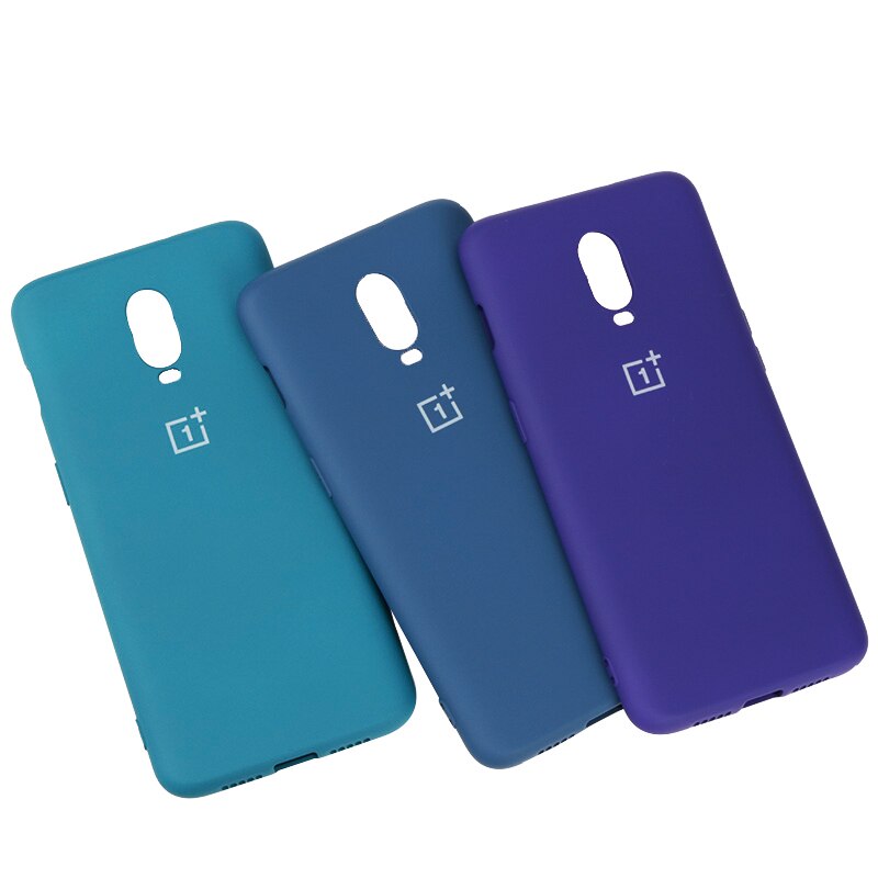 Oneplus-オリジナルのシリコンケース,公式,ソフト,超薄型,耐衝撃性,完全保護,oneplus 6 6t