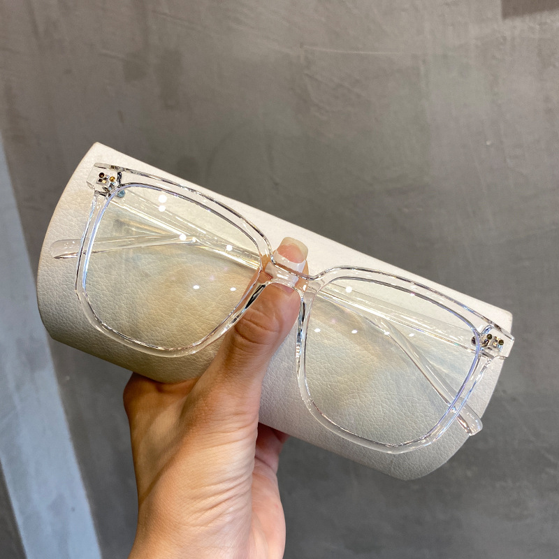 Transparent Computer Glasses Frame Women Men Anti Blue Light square Eyewear Blocking Glasses Optical Spectacle Eyeglass