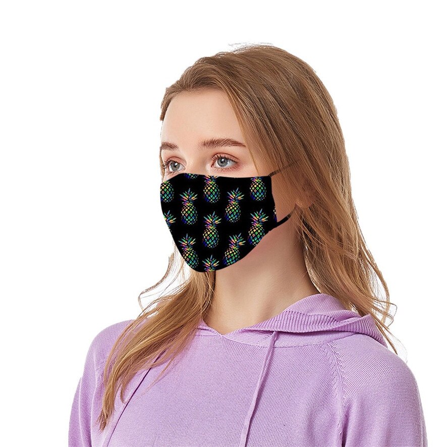 1PC Outdoor Adult Reusable Protect Funny Animal Printed Breathable Reusable Face Protection For Man and Woman