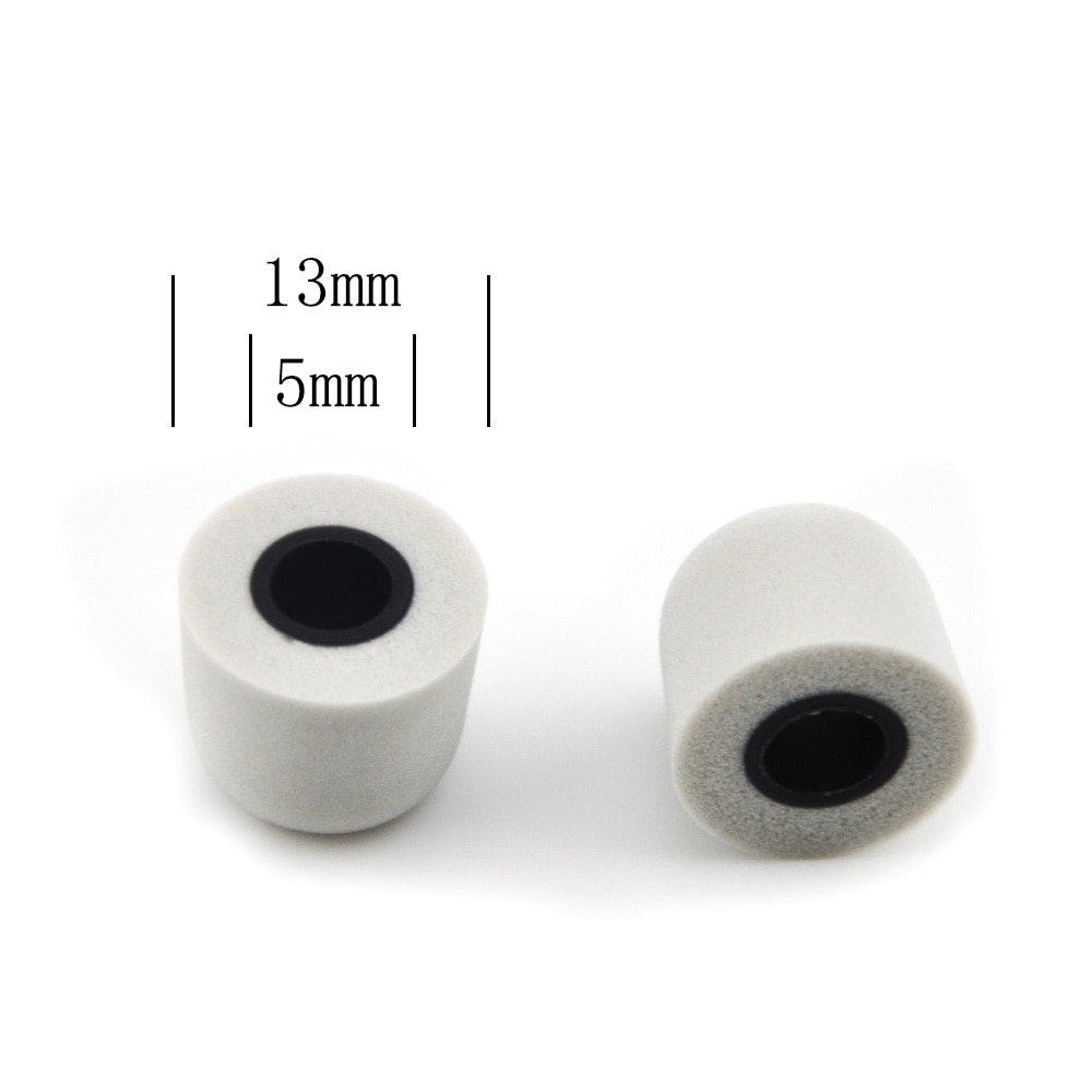 4Pairs(8pcs) Wooeasy Noise Isolating Memory Foam tips 3mm/5mm T100/T400 Ear Tip For In Ear Earphone Earbud