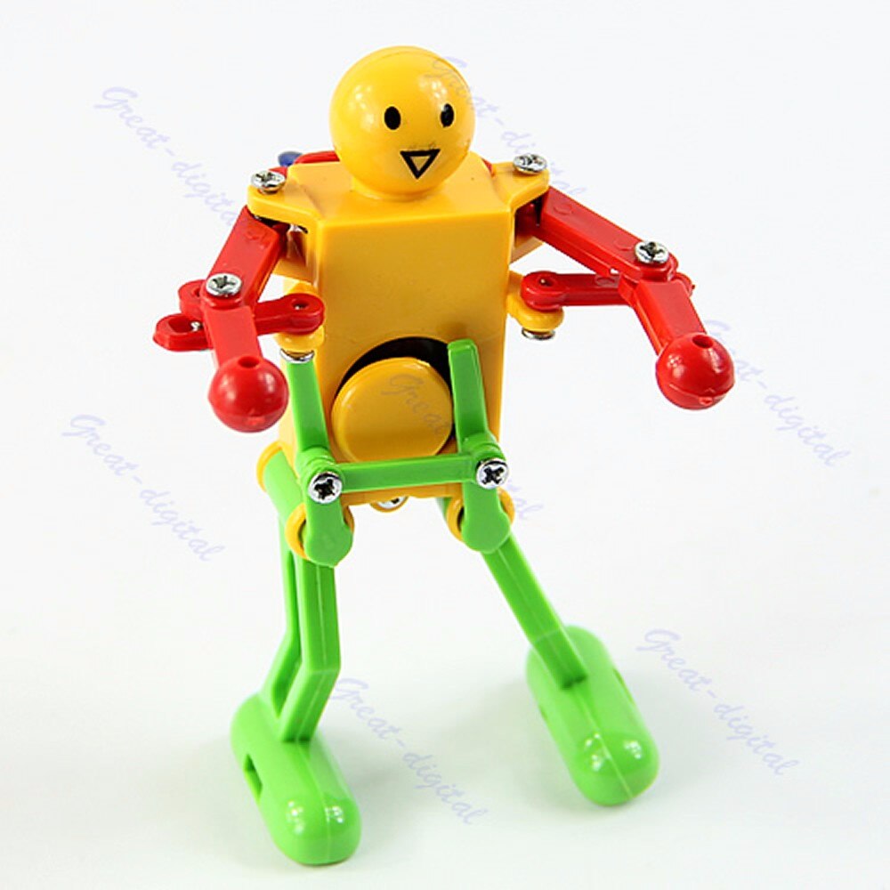 Clockwork Spring Wind Up Dansende Robot Speelgoed Kinderen Kids