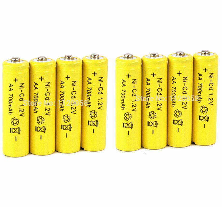 500 Times Rechargeable AA Battery 8 pcs/lot 700mAh... – Vicedeal