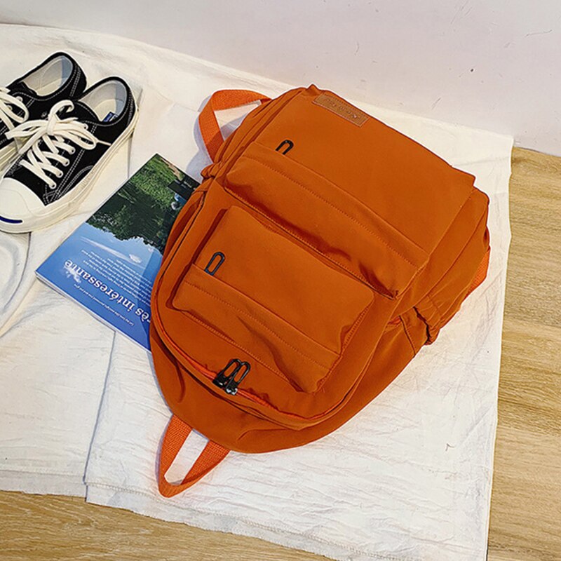 Waterdichte Canvas Rugzak Voor Vrouwen Multi Pocket Travel Rugzakken Vrouwelijke Schooltas Voor Tiener Meisjes Boek Mochilas