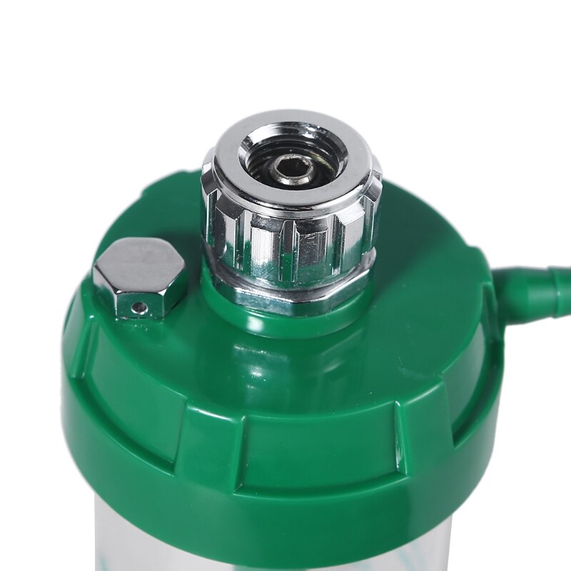 200mL Dry Humidifier Bottle Compatible with Oxygen Regulator O2 Pressure Gauge Upper Level & Lower Level