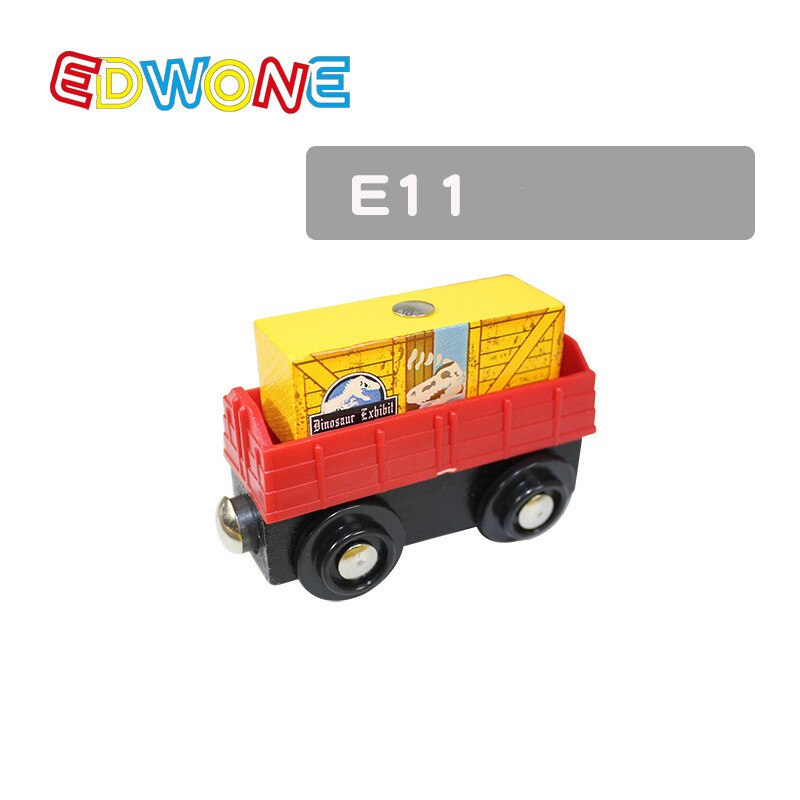 Building Tower Crane Beach Wood Magnetic Train Railway Accessories Tender Component Education Compatibel All Wood Track Train: E11