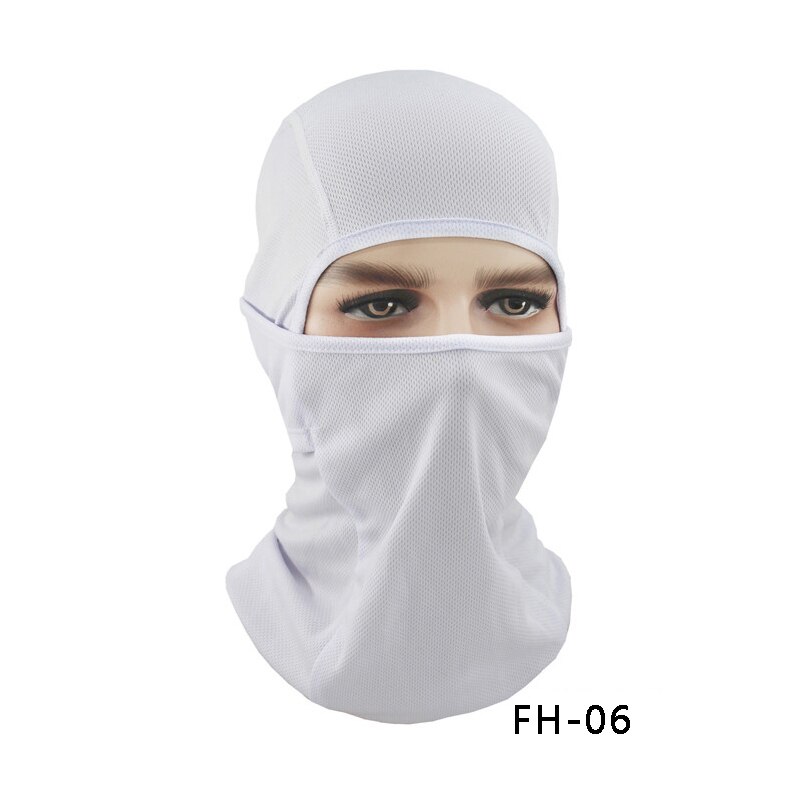 Gittergewebe Lycra Radfahren Maske voll Gesicht Schild Sport Lauf Jagd Fahrrad Schal Männer Frauen Hals Wärmer Sturmhaube Kopf Abdeckung Bandana MTB: Farbe 6