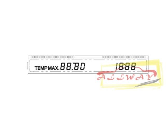 Dashboard Display For Lexus LS400 93-94 ACC LCD Instrument cluster 50 pins