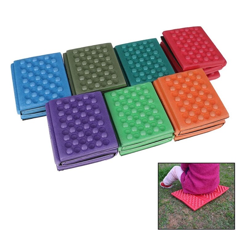 Opvouwbare Outdoor Dual Camping Mat Seat Vochtwerende Xpe Kussen Draagbare Waterdichte Foam Yoga Stoel Picknick Strand Pad Met Zak