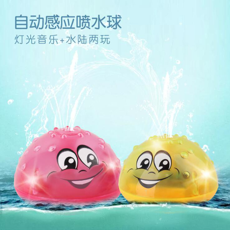 Bad Speelgoed Spuiten Water Licht Draaien Met Douche Zwembad Kinderen Speelgoed Voor Kinderen Peuter Zwemmen Party Badkamer Led Licht Speelgoed